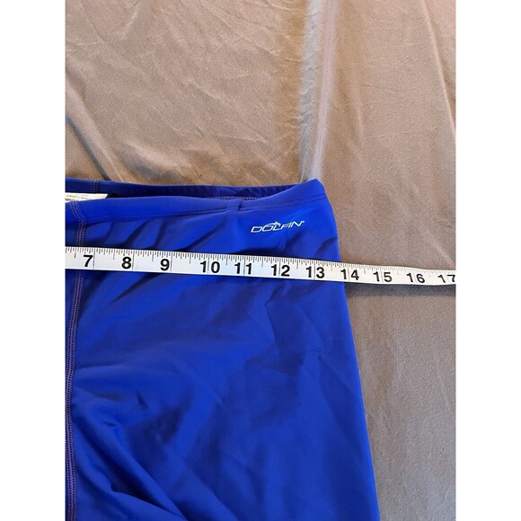 Mens Dolfin Classic Blue Spandex Jammers Compression Shorts 36 swimsuit - Picture 4 of 7